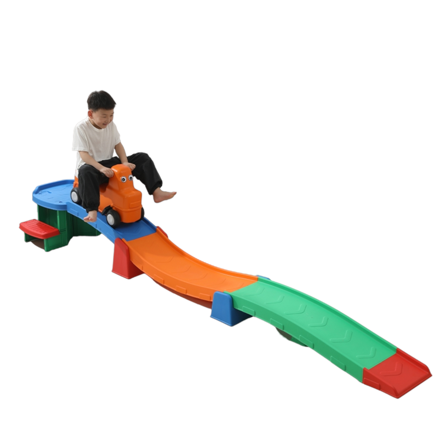 Roller Coaster Ride On Toy, Up & Down Push Car for Toddlers