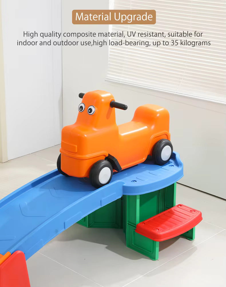 Roller Coaster Ride On Toy, Up & Down Push Car for Toddlers